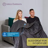 Premium grey blanket for indoor use