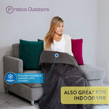 Premium grey blanket for indoor use
