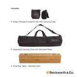portable bamboo camping and picnic table package inclusions