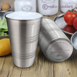 14.5 oz outdoor stainless steel cups with beverage