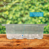 12-cell seedling kit base tray for water collection