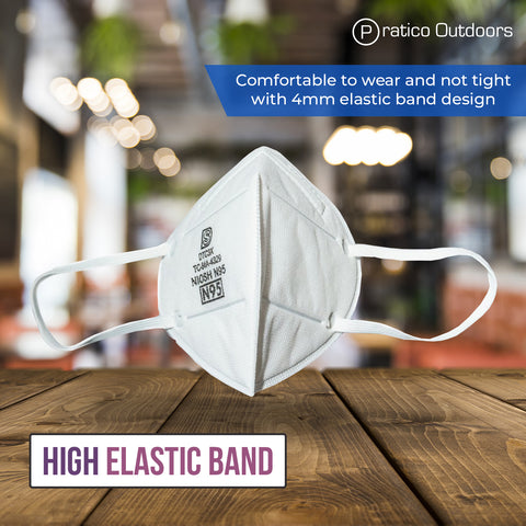 n95 respirator mask high elastic band