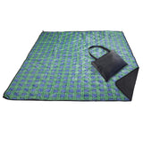 Green flextote outdoor picnic and bleach blanket