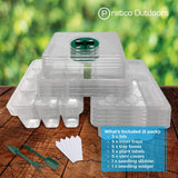seedling starter tray kit 5 pack inclusions