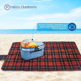 Pratico outdoor blanket with Beckworth & Co. picnic basket