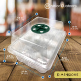 6-cell seed starter tray dimensions