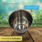strong and durable 11.1 oz outdoor stainless steel cups