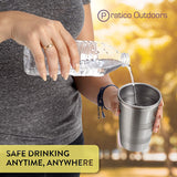 Safe for drinking stainless steel cups 