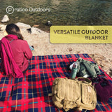 Versatile outdoor blanket red