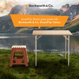 smartfip camping chair and bamboo table