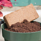Compressed coco coir brick medium fit for pot mixes