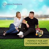Premium black blanket for outdoor activity