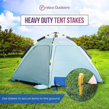 Heavy duty plastic camping stakes to secure tents
