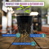 2-inch net pot for indoor and outdoor use