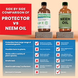 comparison of protector jojoba oil vs neem oil