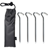 Aluminum camping stakes for tents and blankets 4 pack