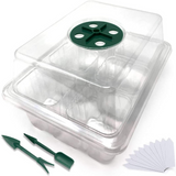 6 cell clear plastic seedling tray kit 5 pack